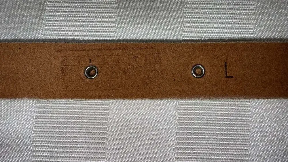 Vintage Forenza Genuine Leather Cream Studded Belt Silver Hardware Size L Rocker